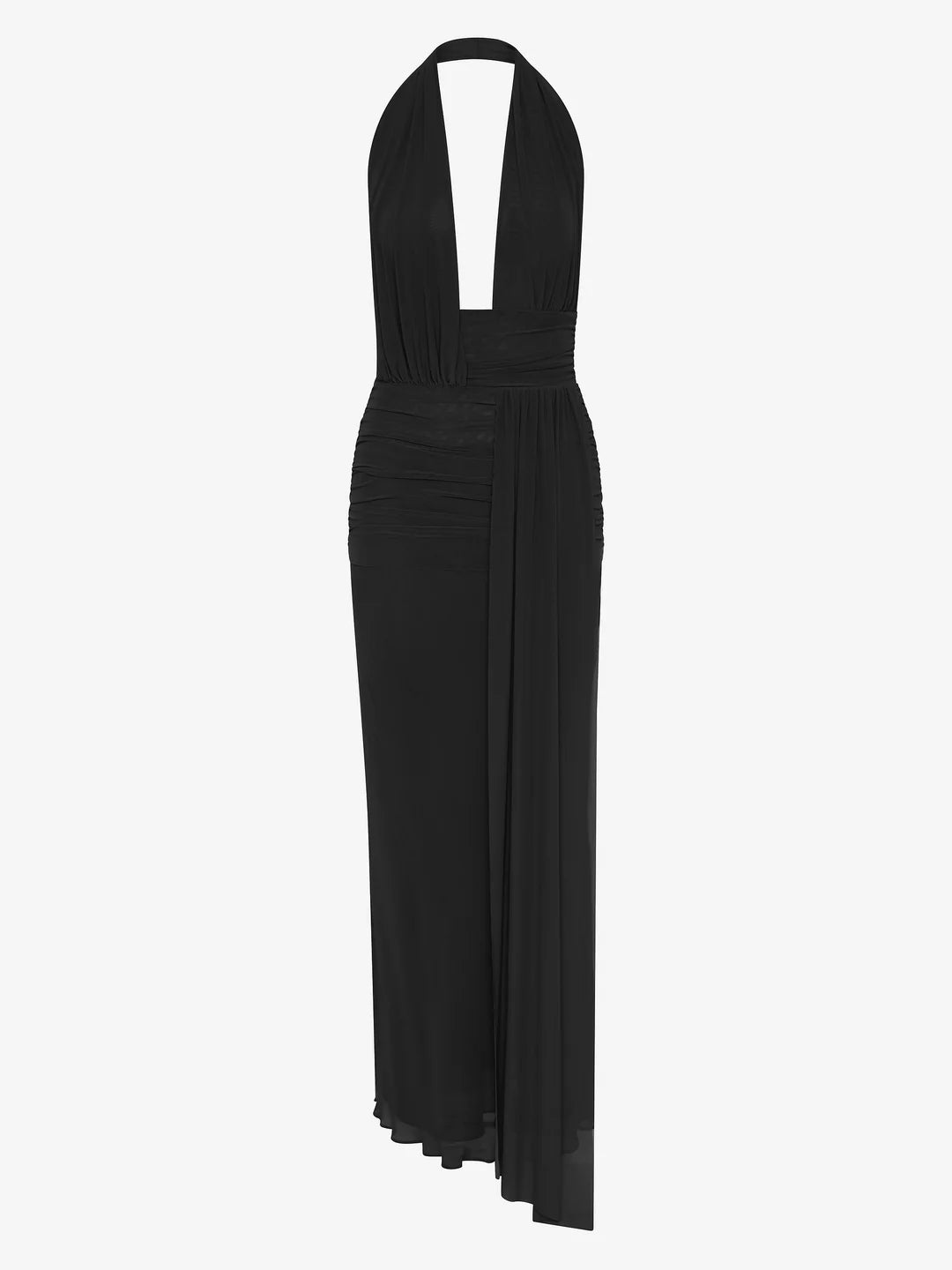 Bec And Bridge Cassis Drape Maxi Dress Black TENN Designer Hire
