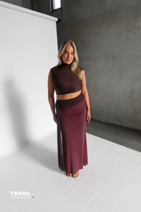 Bec + Bridge Conni Asymmetric Maxi Dress TENN Designer Hire