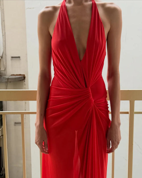 Bec + Bridge Xanthi Mesh Panel Maxi Dress TENN Designer Hire