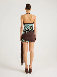 Benni Luciana Sirocco Ruched Mini Dress TENN Designer Hire