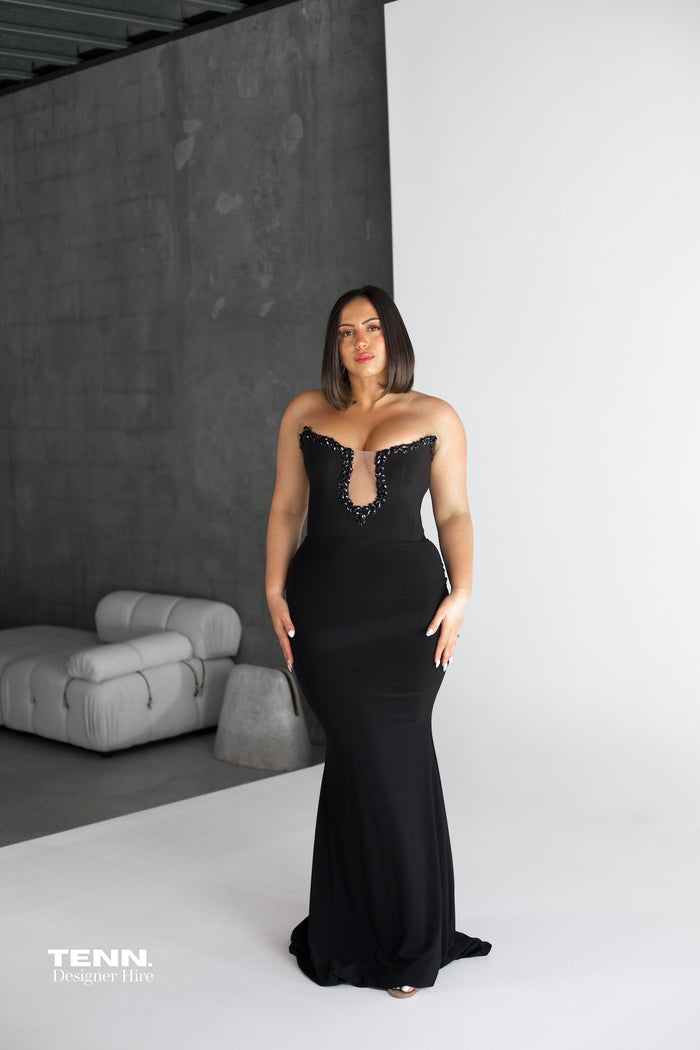 Black Albina Dyla dress