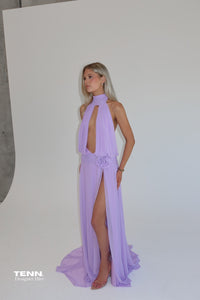 Calia Collection Solaia Lilac Evening Dress TENN Designer Hire