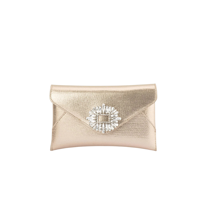 Antonia Envelope Clutch - Gold