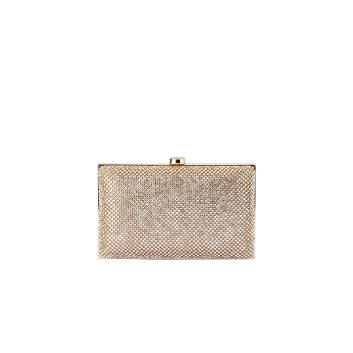 Viviana Crystal Clutch - Gold