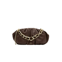 Aje Arden Clutch - Chocolate