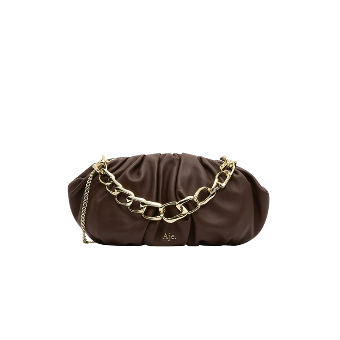 Aje Arden Clutch - Chocolate
