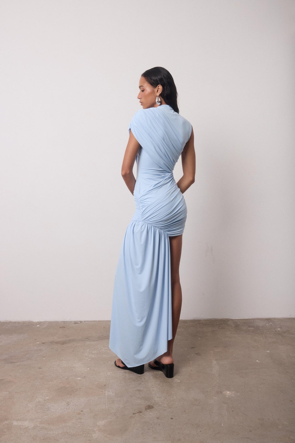 Ravenna Mini Dress - Sky Blue