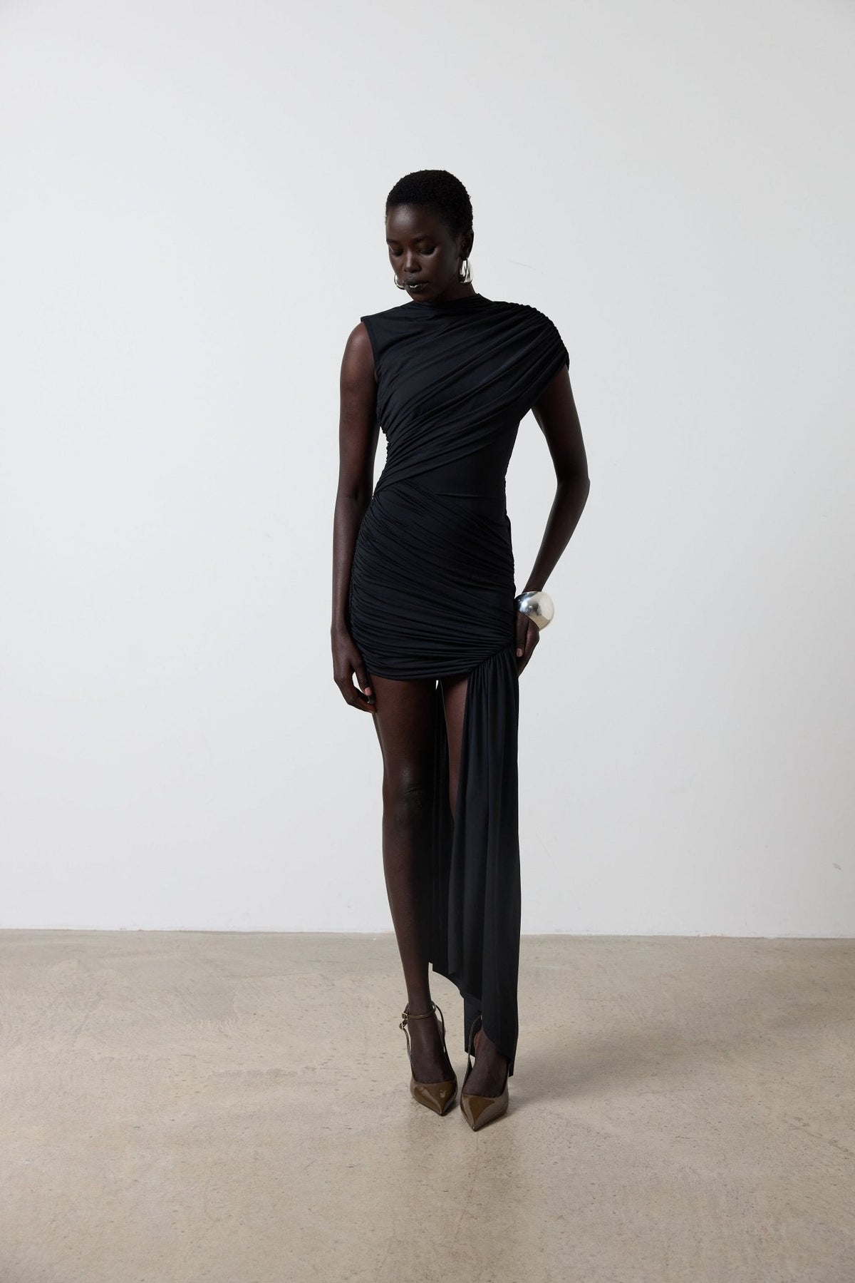 Ravenna Mini Dress - Black