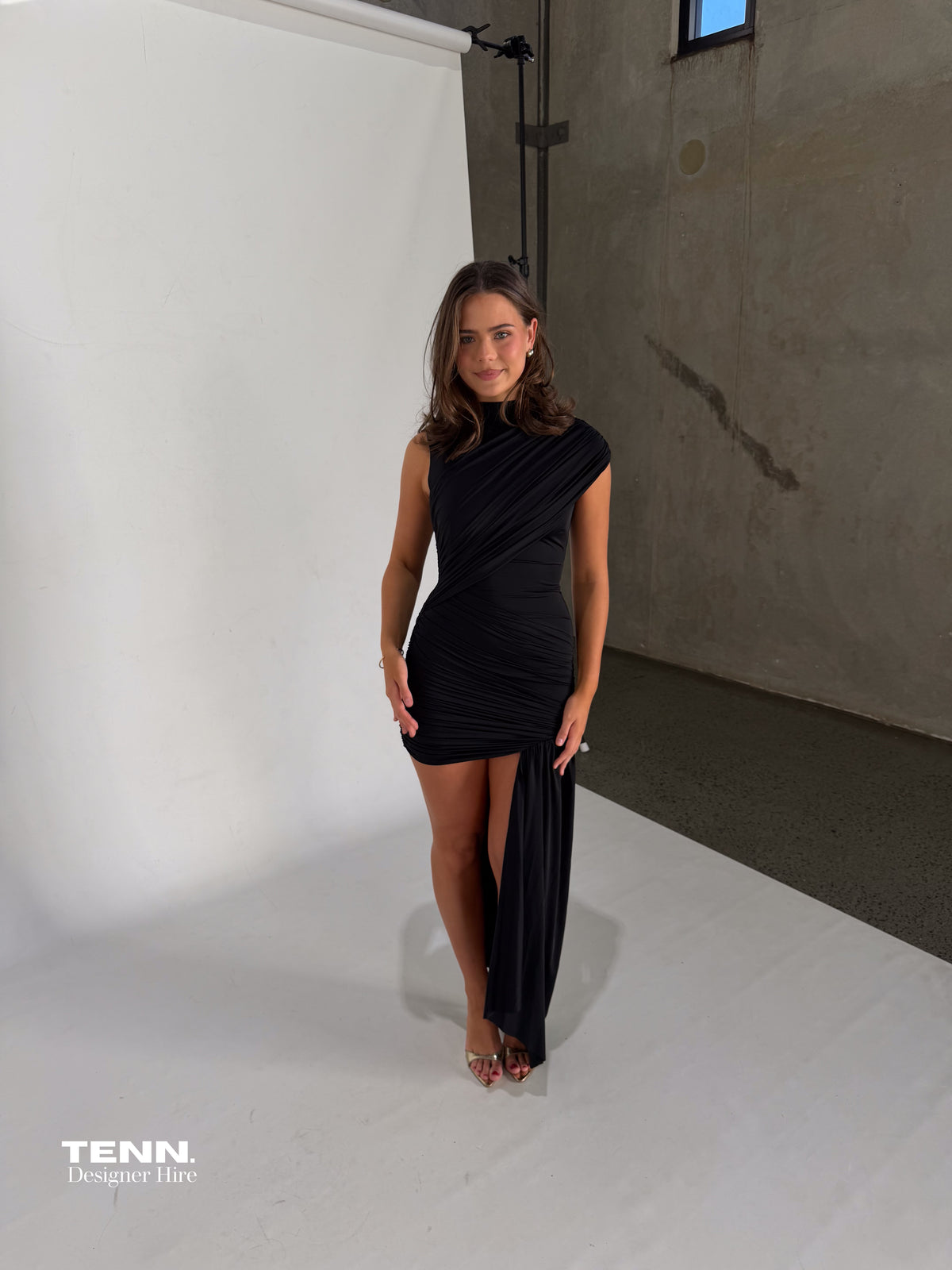 De La Vali Ravenna High Neck Dress TENN Designer Hire