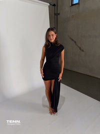 De La Vali Ravenna High Neck Dress TENN Designer Hire