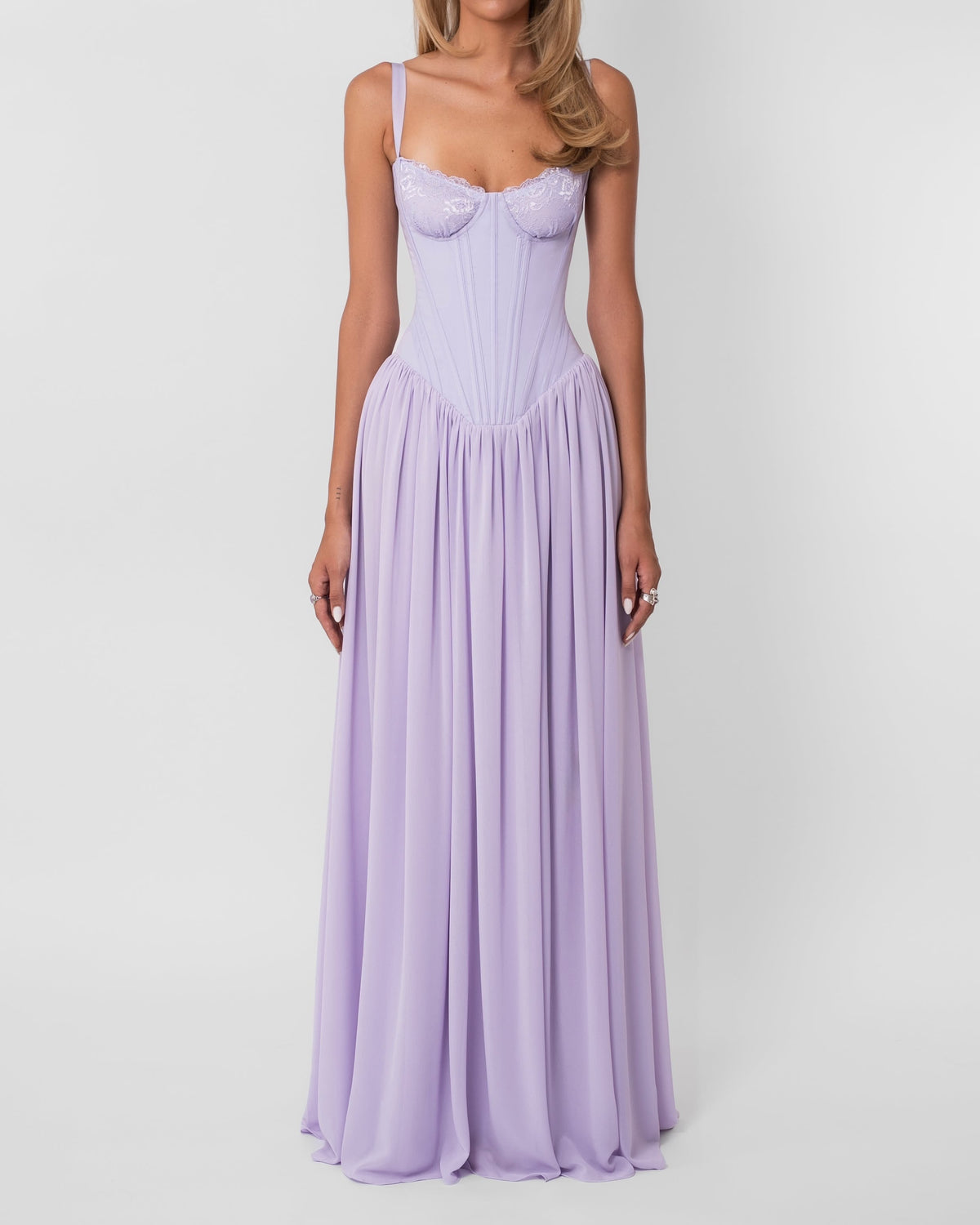Elena Dress - Purple