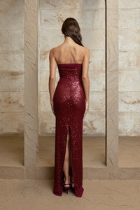 Fait Par Foutch Elizabeth Dress Wine Hire TENN Designer Hire