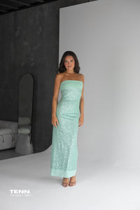 Fait Par Foutch Elizabeth Malachite Formal Dress – TENN Designer Hire