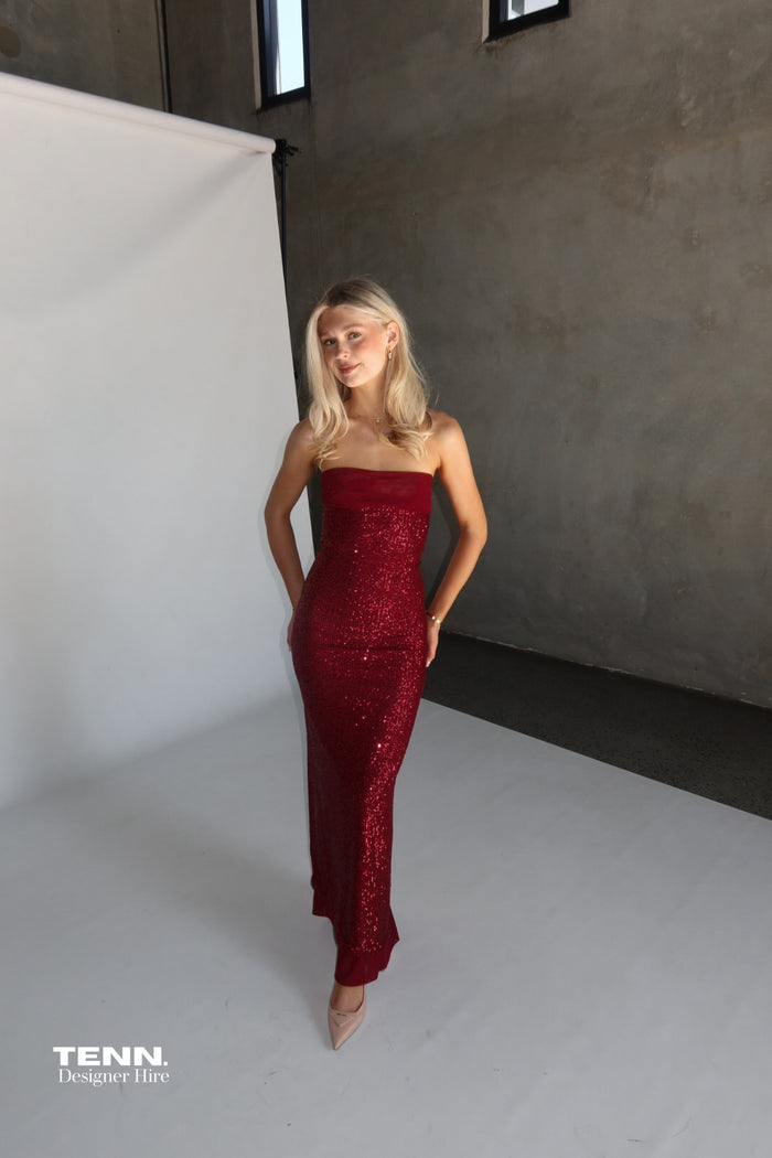 Fait Par Foutch Elizabeth Strapless Dress TENN Designer Hire
