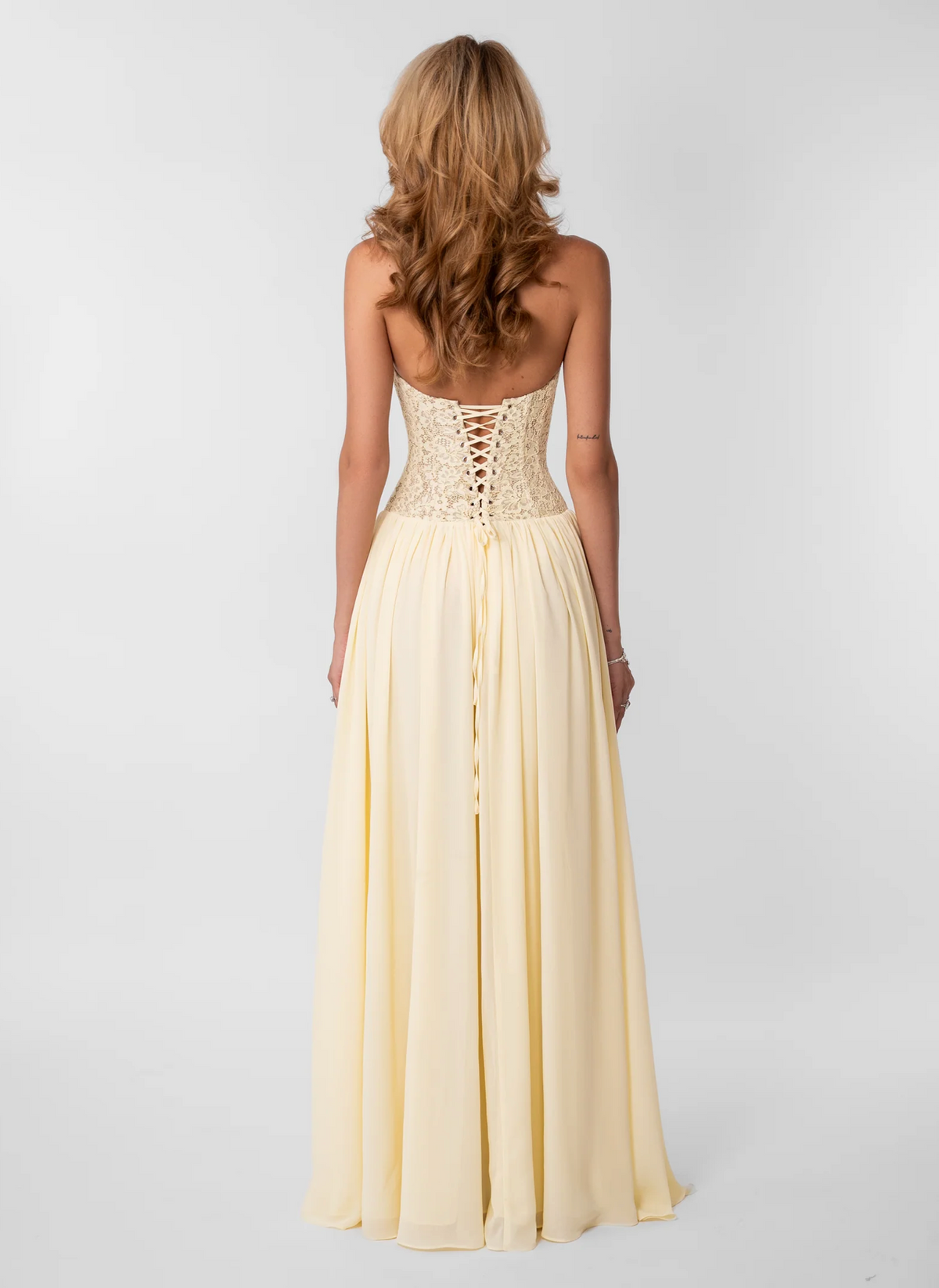 Fenity Butter Faye Gown TENN Designer Hire
