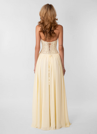 Fenity Butter Faye Gown TENN Designer Hire