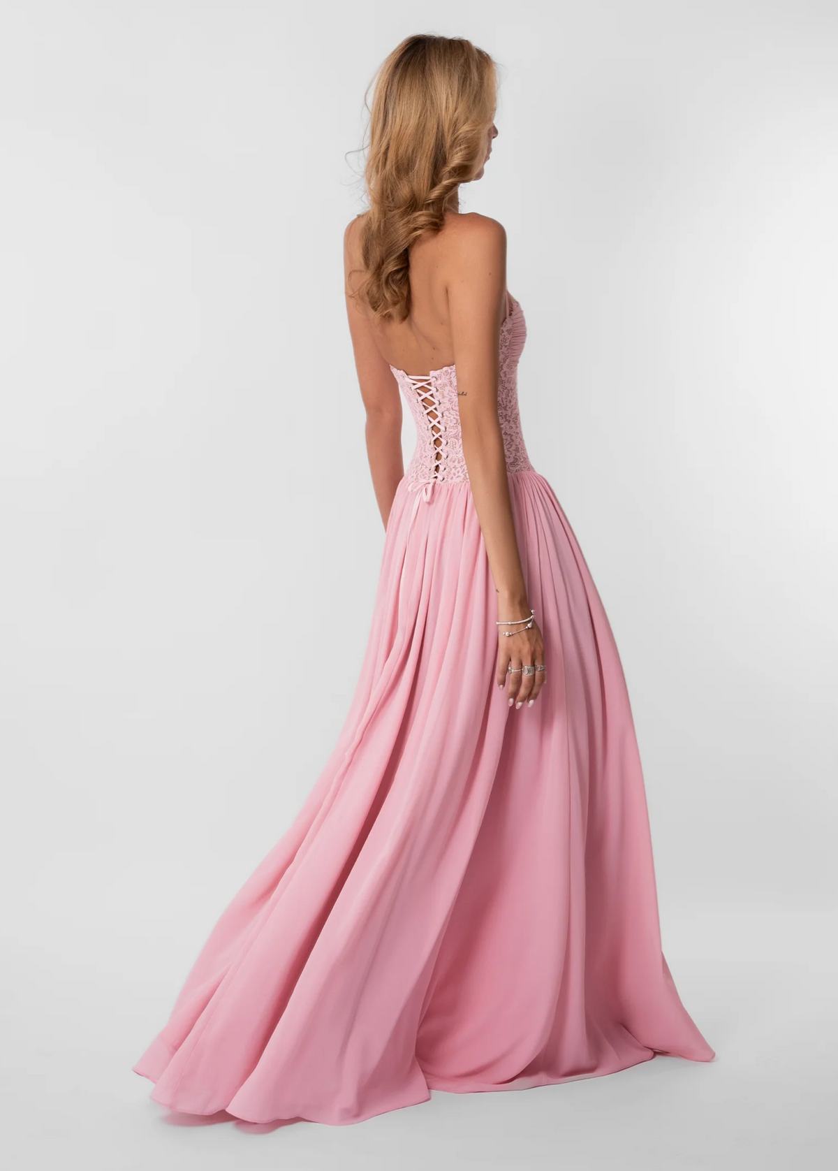Fenity Faye Dress in Pink TENN Designer Hire