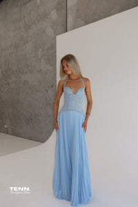 Fenity Gaia Dress Blue Formal Dress TENN Designer Hire