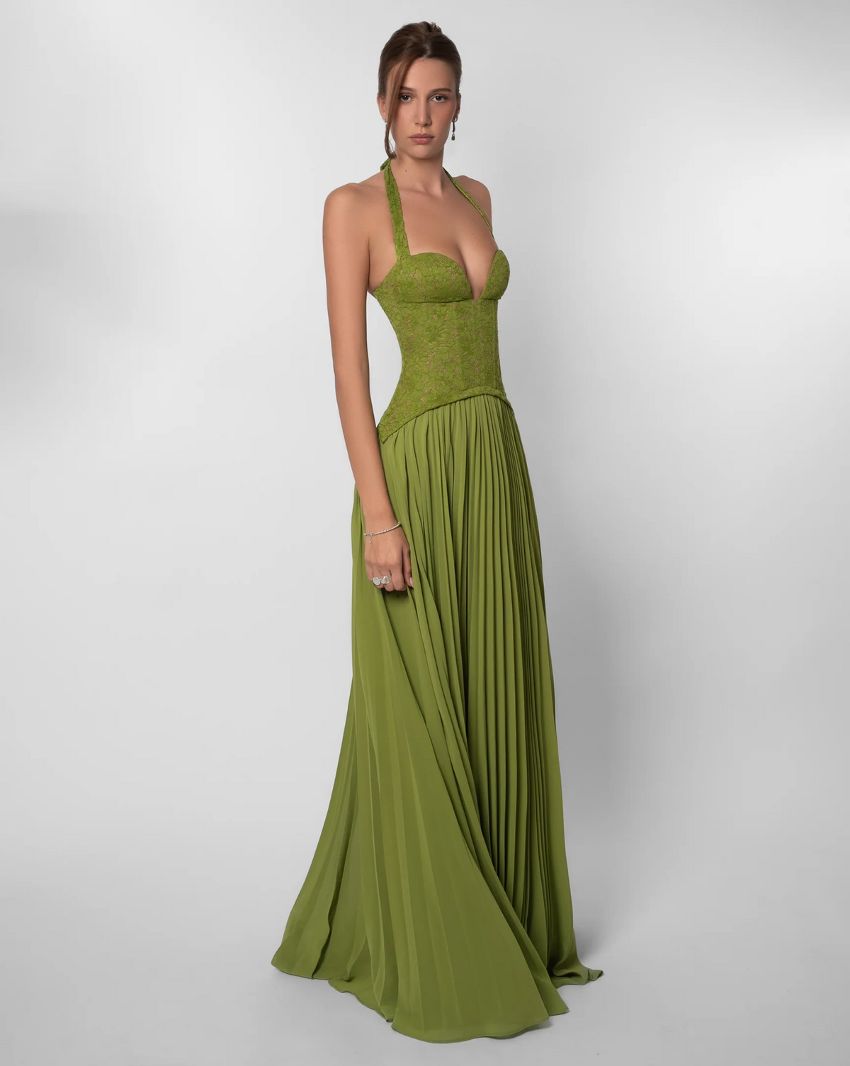 Fenity Gaia Dress Rich Green – TENN Designer Hire