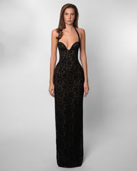 Fenity Monique Black Formal Dress TENN Designer Hire