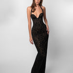 Fenity Monique Corset Dress Black TENN Designer Hire