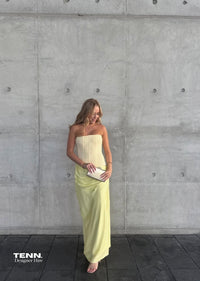 HNTR The Label Huxley Gown Lemon – TENN Designer Hire