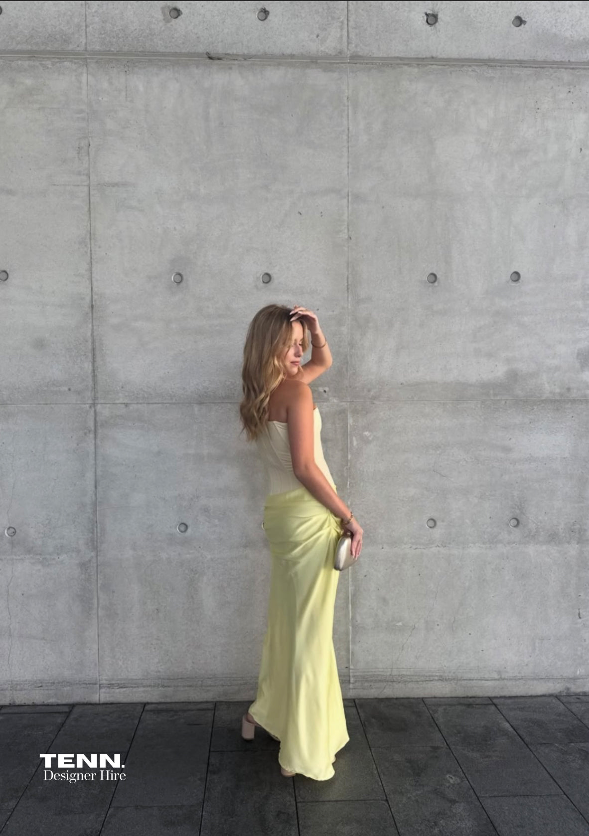 HNTR The Label Huxley Lemon Formal Gown – TENN Designer Hire