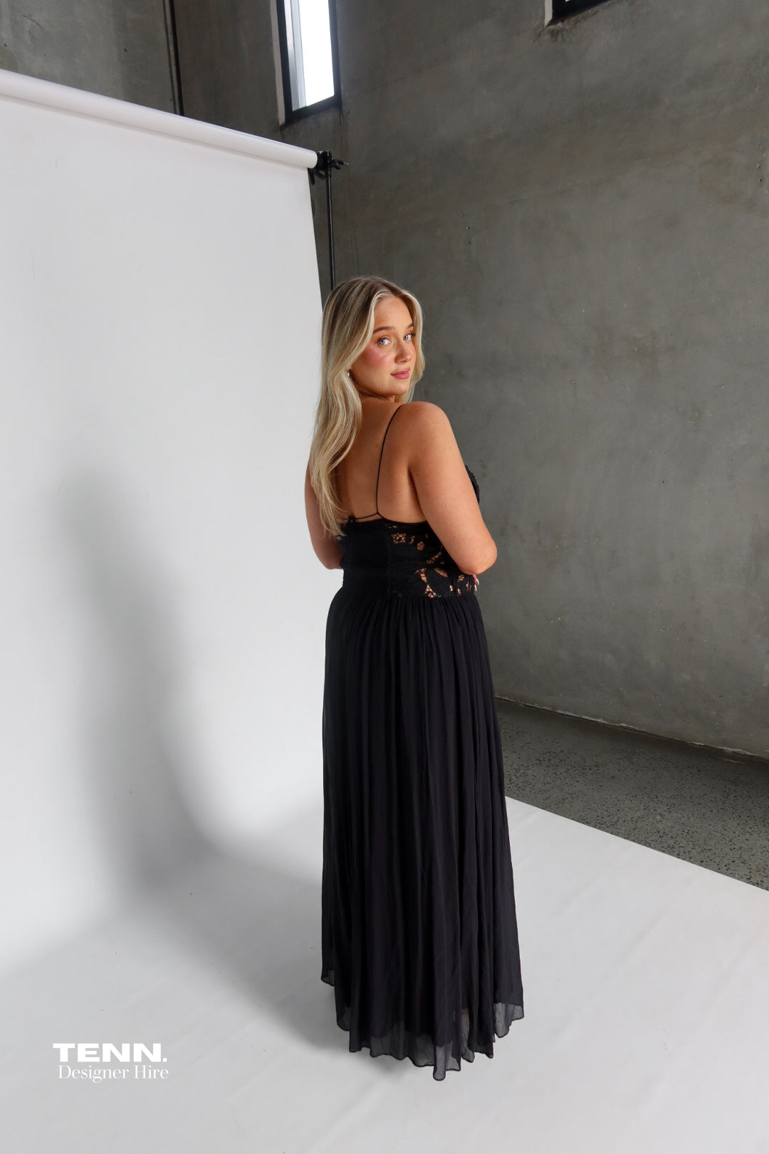 Hansen & Gretel Stephanie Strappy Lace Dress TENN Designer Hire