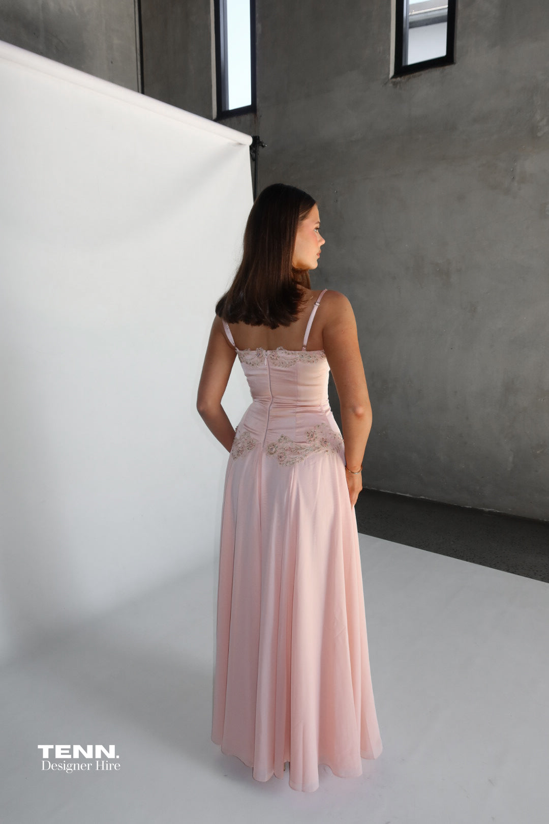 House of CB Saloma Hand Embellished Dress TENN Designer Hire