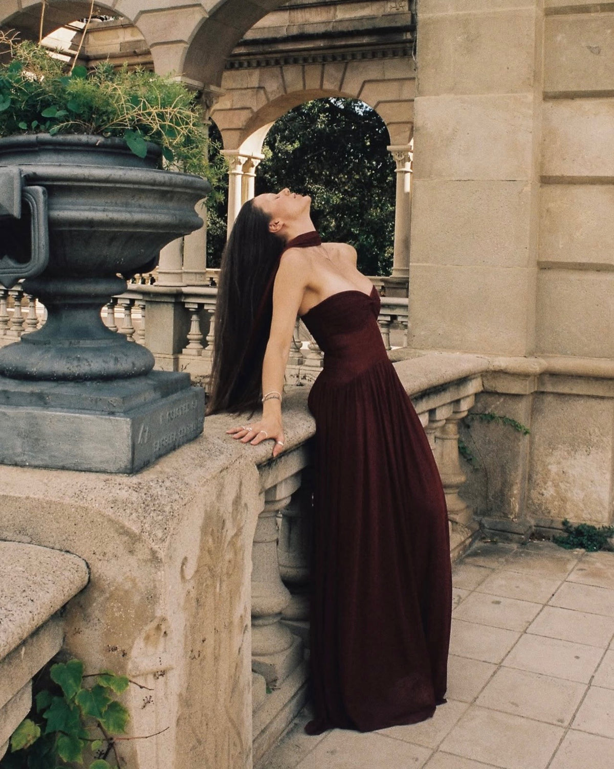 Ophelia Dress - Burgundy