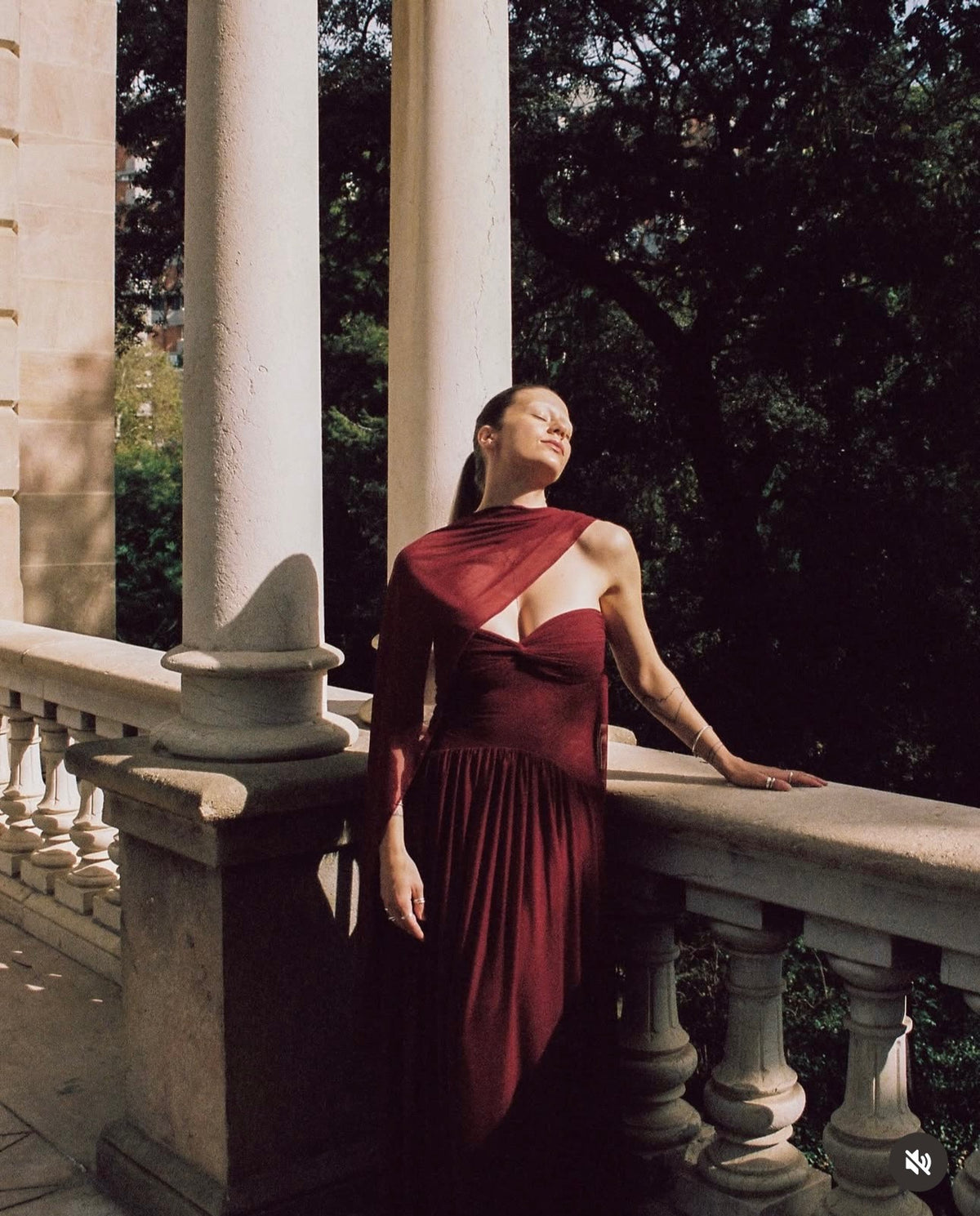 Ophelia Dress - Burgundy