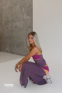I Am Delilah Iris Set Mauve Corset Set TENN Designer Hire
