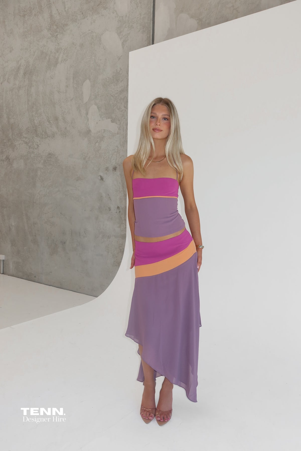 I Am Delilah Iris Set Mauve Formal Set TENN Designer Hire