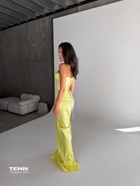 Lia Stublla Bianca High Split Formal Dress – TENN Designer Hire