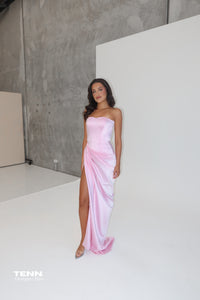 Lia Stublla Custom Bianca Gown Hire Baby Pink TENN Designer Hire