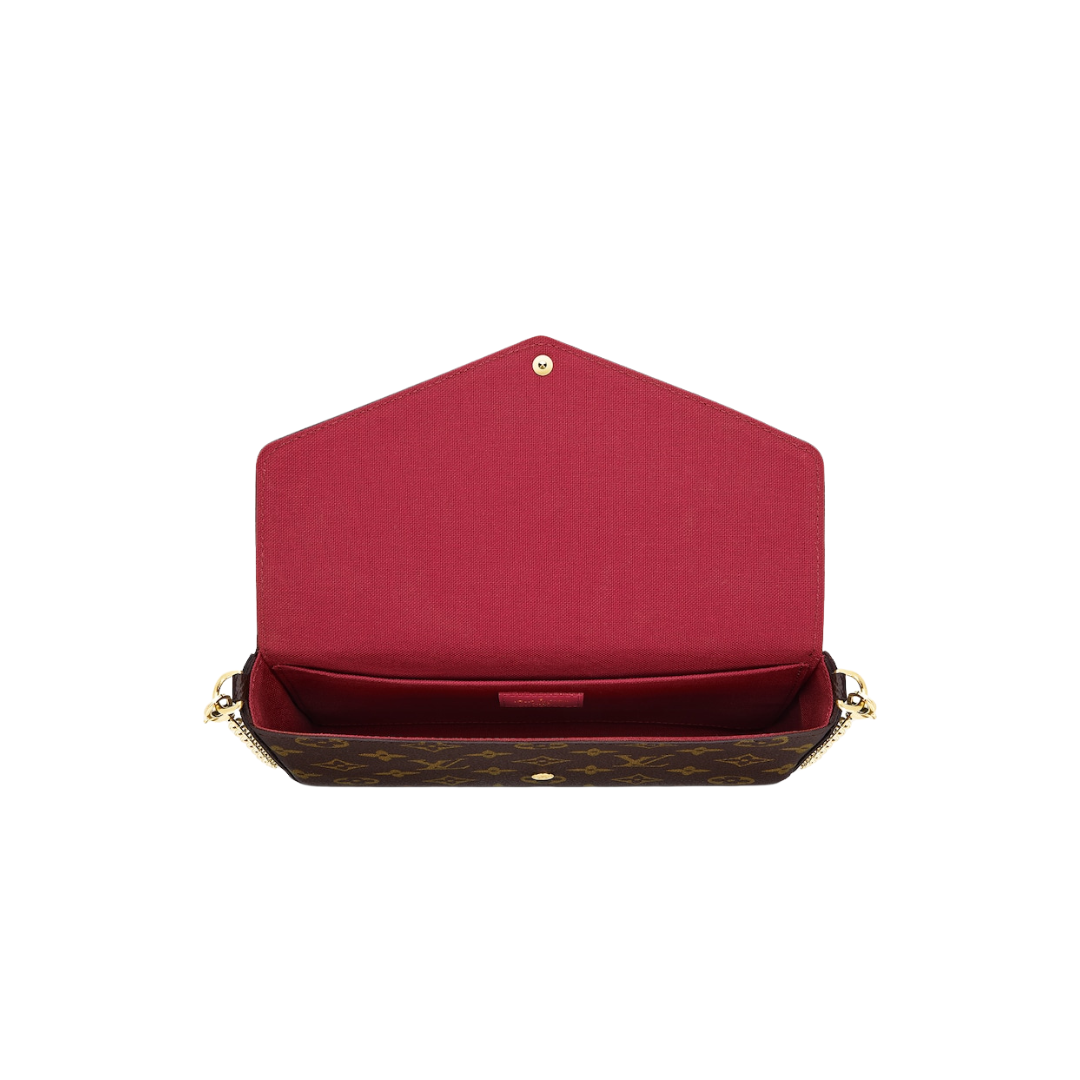 Louis Vuitton Félicie Pochette Bag Monogram TENN Designer Hire