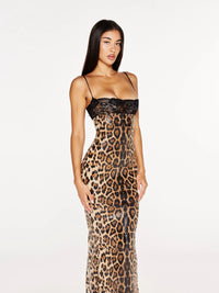 MaliMarea Chui Leopard Maxi Dress TENN Designer Hire