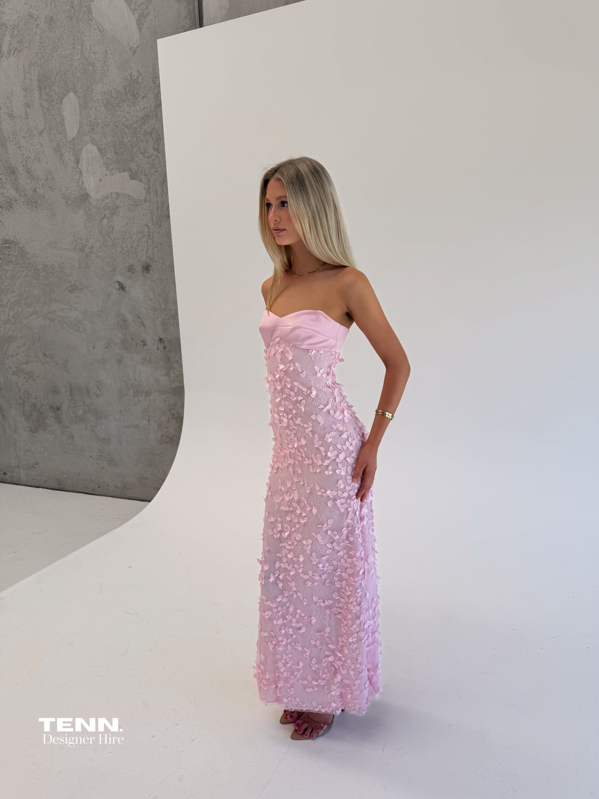 Manning Cartell Enchantment Balconette Dress Petal Pink Formal Dress TENN Designer Hire
