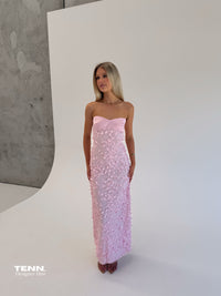 Manning Cartell Enchantment Balconette Dress Petal Pink Hire TENN Designer Hire