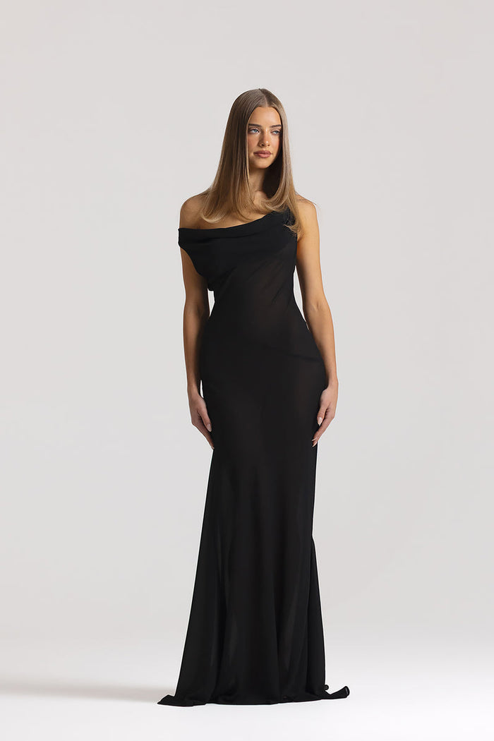 Natalie Rolt Anita Formal Dress Black TENN Designer Hire