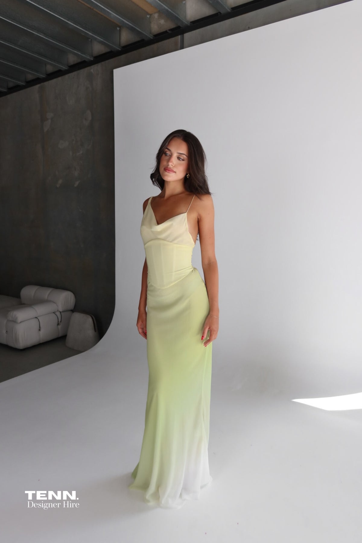 Natalie Rolt Hallie Citrus Dress Hire – TENN Designer Hire