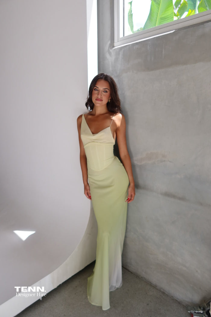 Natalie Rolt Hallie Formal Dress Citrus – TENN Designer Hire