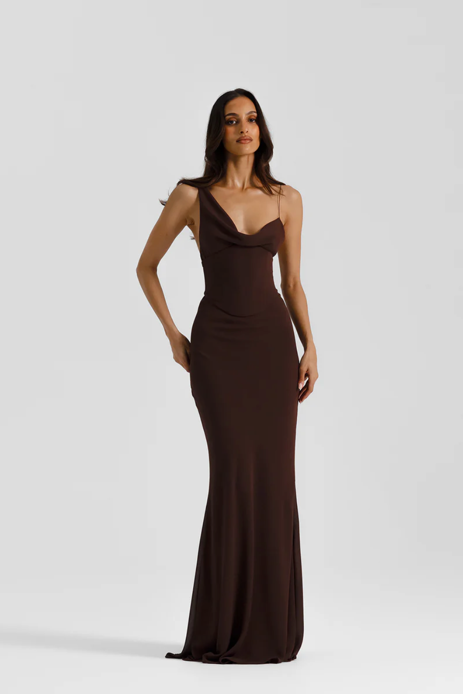 Natalie Rolt Hallie Gown Espresso – TENN Designer Hire