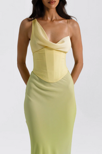Natalie Rolt Hallie citrus gown – TENN Designer Hire