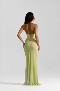 Natalie Rolt Hallie corset gown citrus – TENN Designer Hire