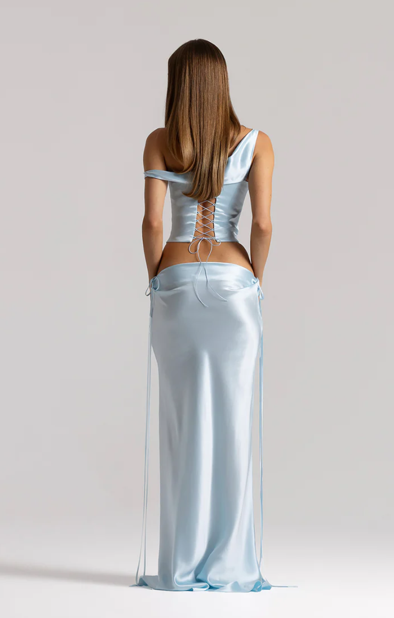 Natalie Rolt Ice Blue Two Piece Set TENN Designer Hire