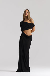 Natalie Rolt Imogen Formal Dress Black TENN Designer Hire