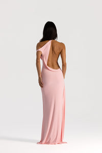 Natalie Rolt Mariela Pink Halter Gown TENN Designer Hire