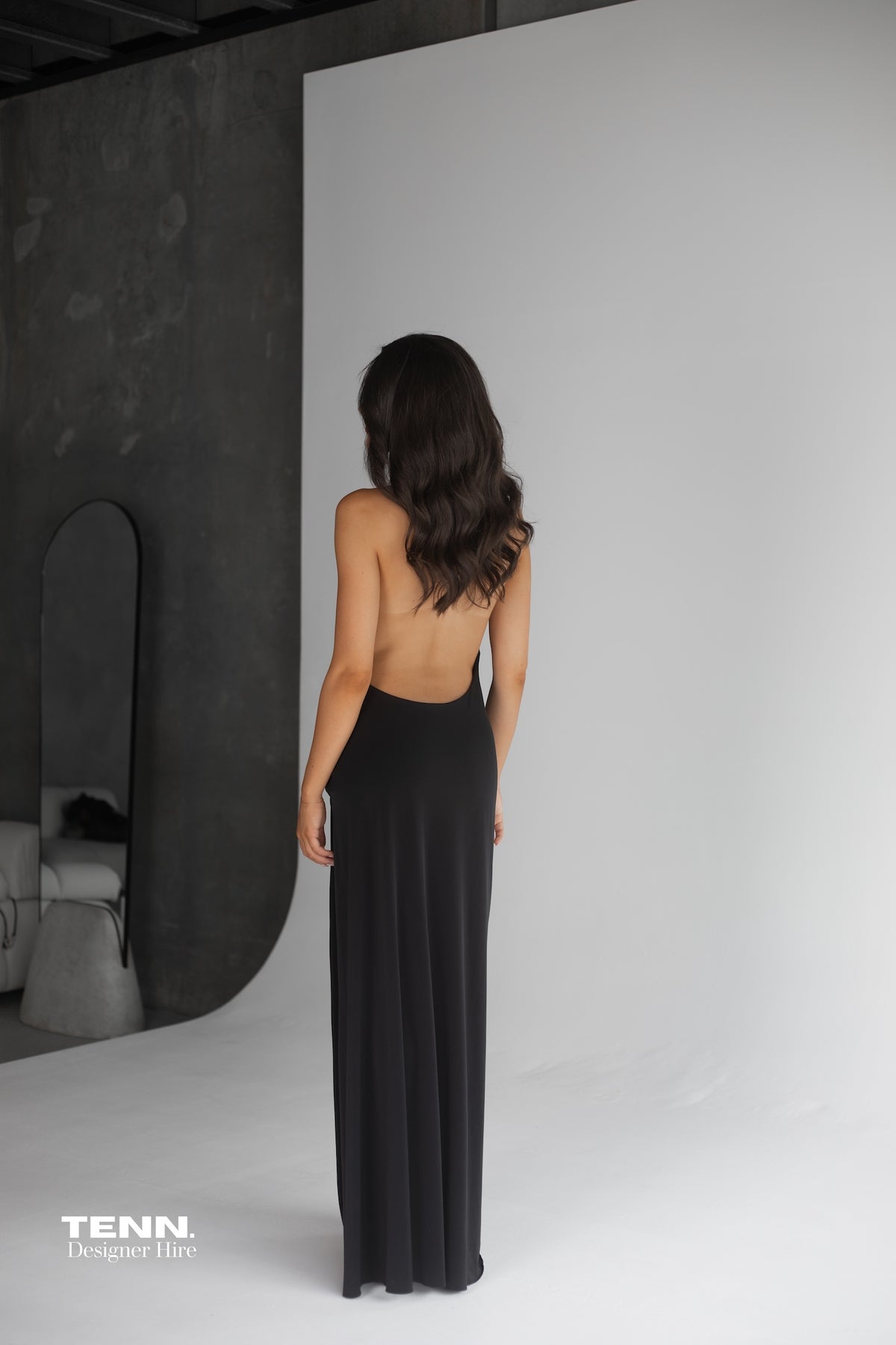 Natalie Rolt Winona Black Open Back Gown – TENN Designer Hire