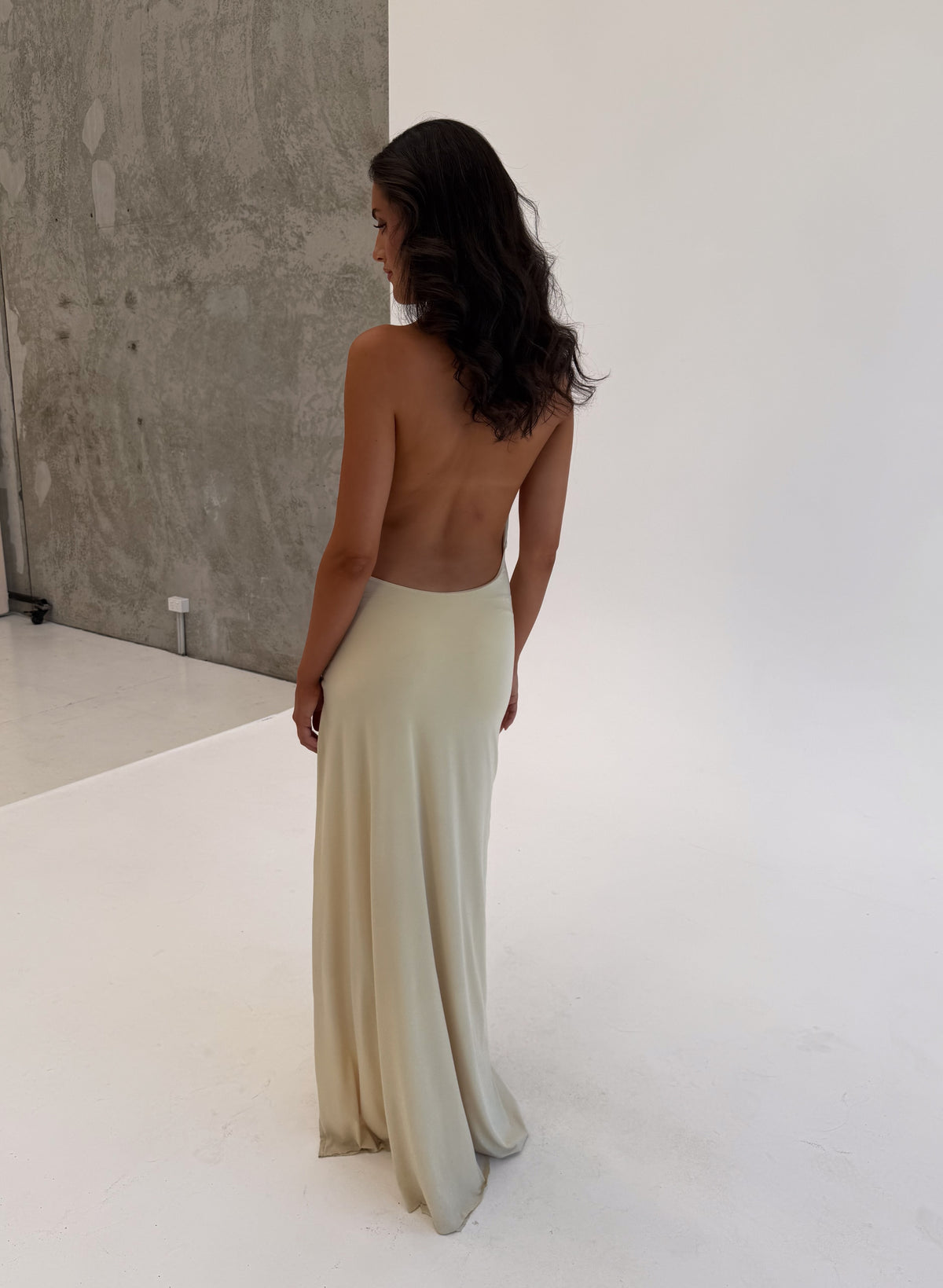 Natalie Rolt Winona Gown Yellow Hire TENN Designer Hire